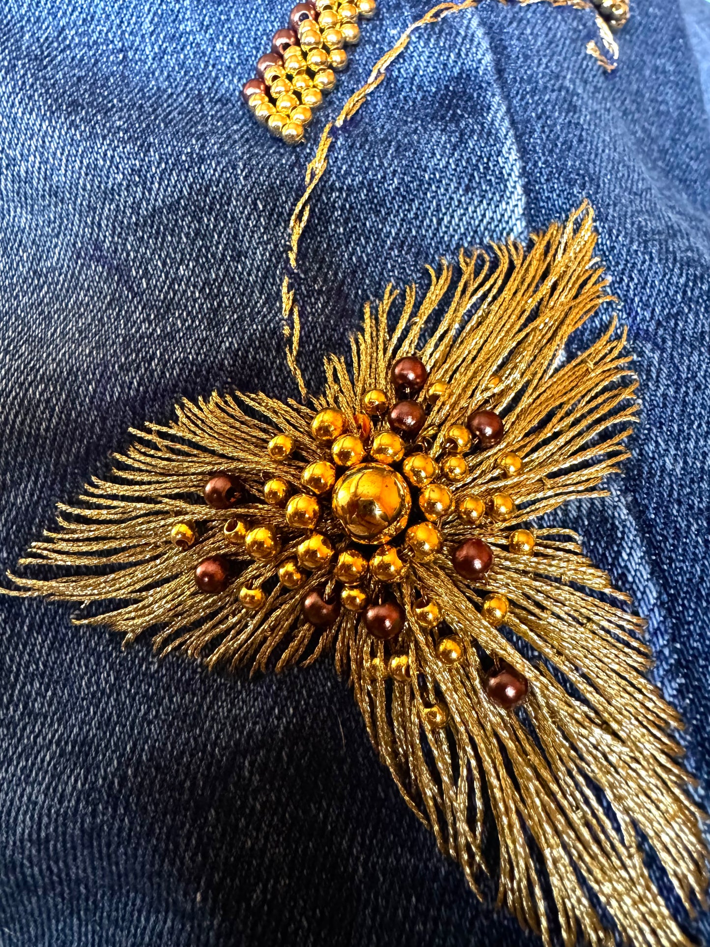 Hand Embroidered Jeans